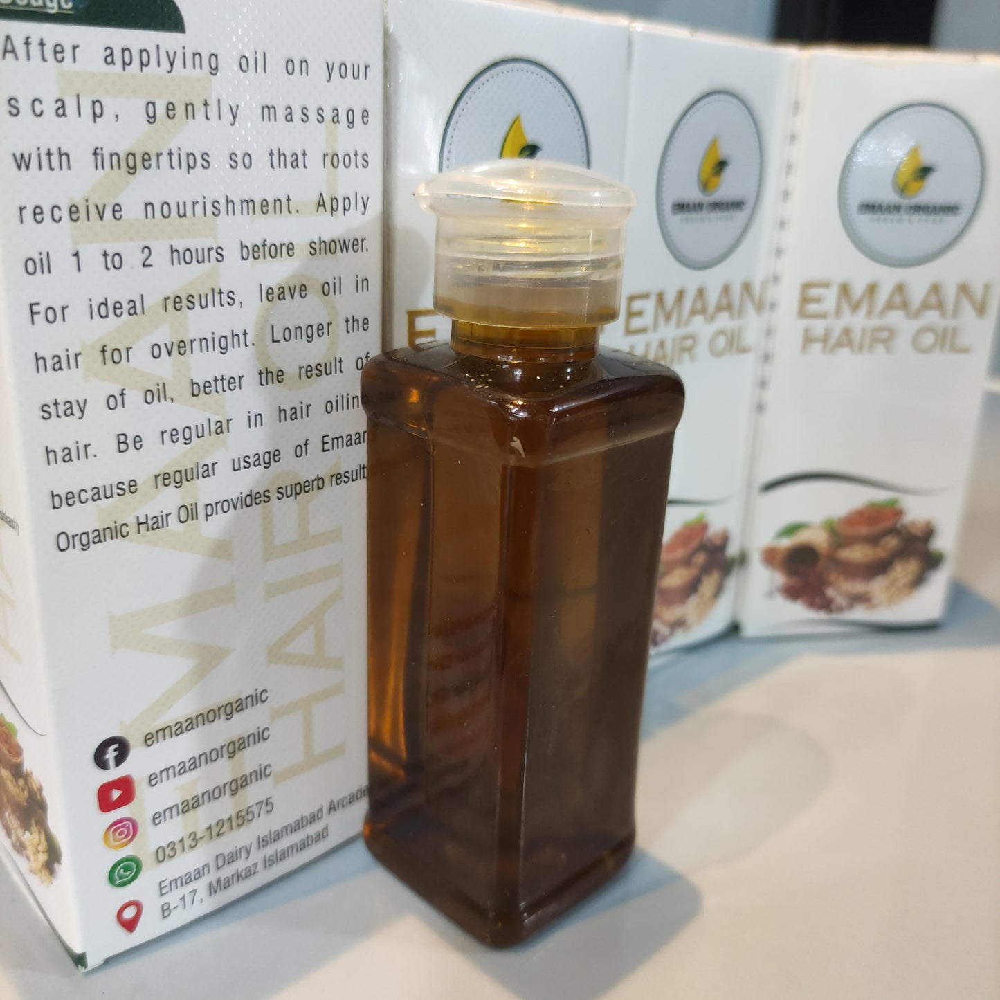 Emaan Organic Hair Oil : 21 Seeds Oil